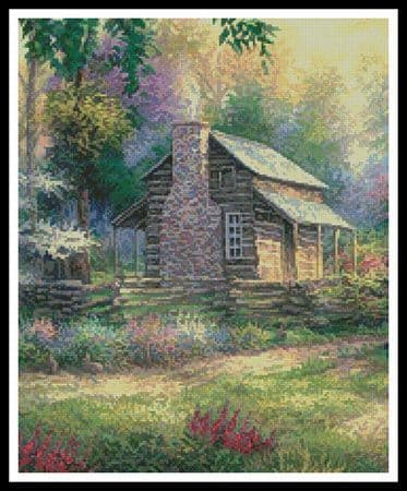 Woodland Oasis (Crop) by Artecy printed cross stitch chart